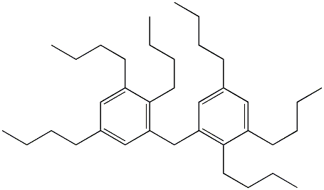 3,3'-Methylenebis(1,2,5-tributylbenzene) 结构式