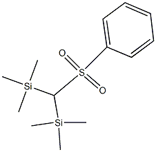 Bis(trimethylsilyl)(phenylsulfonyl)methane 结构式
