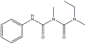 1-(Phenyl)-3-methyl-5-methyl-5-ethylbiuret 结构式