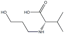 N-(3-Hydroxypropyl)-L-valine 结构式