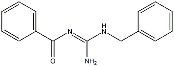 1-Benzyl-2-benzoylguanidine 结构式