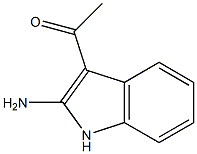 3-Acetyl-1H-indol-2-amine 结构式