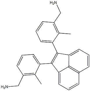 1,2-Bis(2-methyl-3-aminomethylphenyl)acenaphthylene 结构式