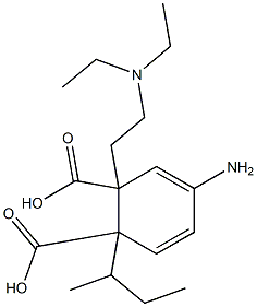 4-Aminophthalic acid 1-sec-butyl 2-[2-(diethylamino)ethyl] ester 结构式