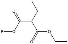 Hypofluorous acid 2-ethoxycarbonylbutyryl ester 结构式