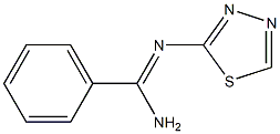 N2-(1,3,4-Thiadiazol-2-yl)benzamidine 结构式