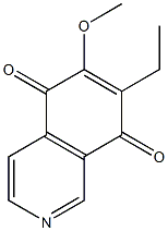 7-Ethyl-6-methoxyisoquinoline-5,8-dione 结构式
