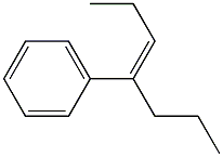 4-Phenyl-3-heptene 结构式