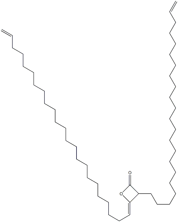 3-(21-Docosenyl)-4-(22-tricosen-1-ylidene)oxetan-2-one 结构式