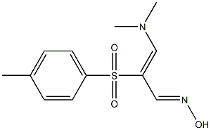 3-(Dimethylamino)-2-(p-tolylsulfonyl)propenal oxime 结构式