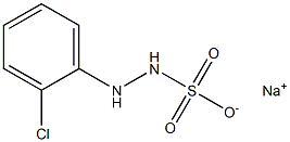 2-(o-Chlorophenyl)hydrazinesulfonic acid sodium salt 结构式