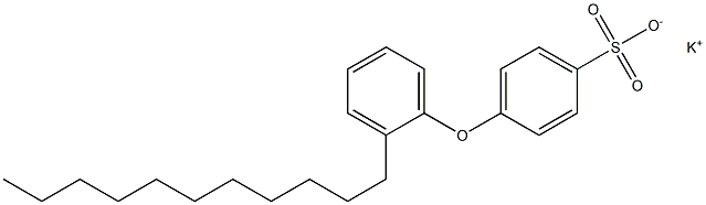 4-(2-Undecylphenoxy)benzenesulfonic acid potassium salt 结构式