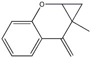 1,1a,7,7a-Tetrahydro-7a-methyl-7-methylenebenzo[b]cyclopropa[e]pyran 结构式