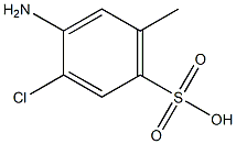 4-Amino-3-chloro-6-methylbenzenesulfonic acid 结构式