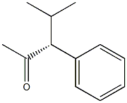 [R,(-)]-4-Methyl-3-phenyl-2-pentanone 结构式