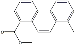 (Z)-2'-Methylstilbene-2-carboxylic acid methyl ester 结构式
