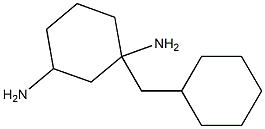 2-Cyclohexylmethyl-1,3-cyclohexanediamine 结构式