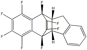 (4bR,5S,10R,10aR)-4b,5,10,10a-Tetrahydro-5,6,7,8,9,10,12,13-octafluoro-5,10-etheno-11H-benzo[b]fluorene 结构式