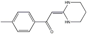 2-(4-Methylbenzoylmethylene)hexahydropyrimidine 结构式