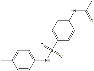 4-Acetylamino-N-(p-tolyl)benzenesulfonamide 结构式