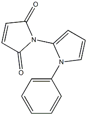 N-(1-Phenyl-1H-pyrrol-2-yl)maleimide 结构式