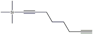 (1,7-Octadiynyl)trimethylsilane 结构式