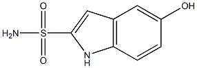 5-Hydroxy-1H-indole-2-sulfonamide 结构式