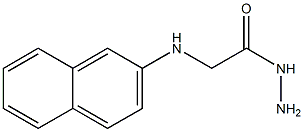 (2-Naphtylamino)acetic acid hydrazide 结构式