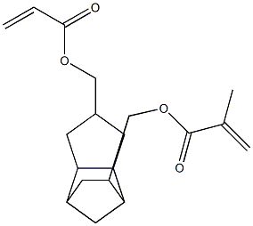 4-(Acryloyloxymethyl)-8-(methacryloyloxymethyl)tricyclo[5.2.1.02,6]decane 结构式