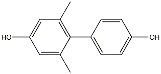 2,6-Dimethyl-1,1'-biphenyl-4,4'-diol 结构式