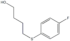 4-[(4-Fluorophenyl)thio]-1-butanol 结构式