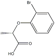 (S)-2-(2-Bromophenoxy)propionic acid 结构式