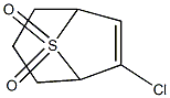 6-Chloro-8-thiabicyclo[3.2.1]oct-6-ene 8,8-dioxide 结构式