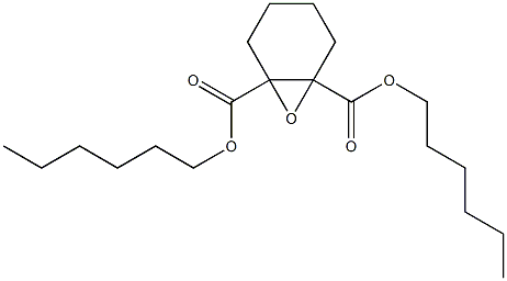 7-Oxabicyclo[4.1.0]heptane-1,6-dicarboxylic acid dihexyl ester 结构式