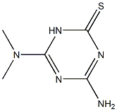 4-Amino-6-dimethylamino-1,3,5-triazine-2(1H)-thione 结构式