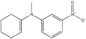 N-(1-Cyclohexen-1-yl)-N-methyl-3-nitroaniline 结构式