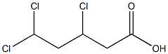 3,5,5-Trichlorovaleric acid 结构式