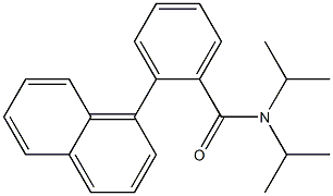 N,N-Diisopropyl-2-(1-naphtyl)benzamide 结构式