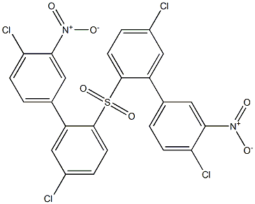 (4-Chloro-3-nitrophenyl)4-chlorophenyl sulfone 结构式