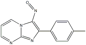 2-(4-Methylphenyl)-3-nitrosoimidazo[1,2-a]pyrimidine 结构式