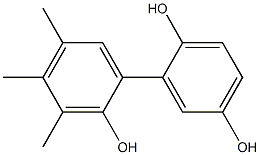 3',4',5'-Trimethyl-1,1'-biphenyl-2,2',5-triol 结构式