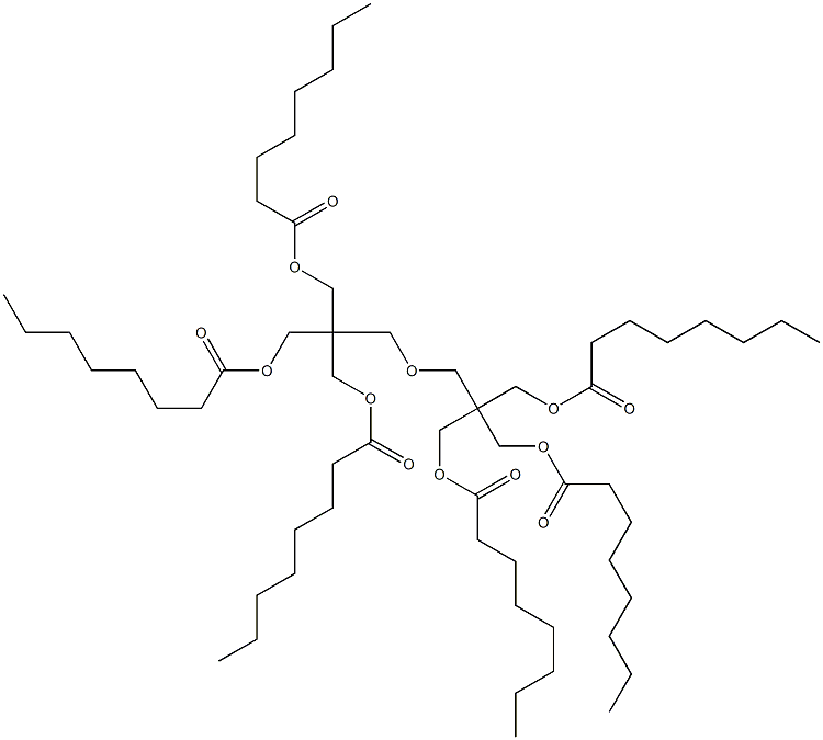 2,2'-[Oxybis(methylene)]bis[2-[(octanoyloxy)methyl]-1,3-propanediol dioctanoate] 结构式