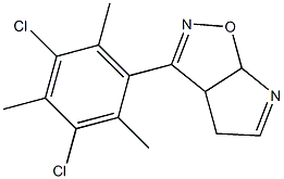 3-(3,5-Dichloro-2,4,6-trimethylphenyl)-3a,6a-dihydro-4H-pyrrolo[3,2-d]isoxazole 结构式