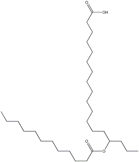 15-Dodecanoyloxystearic acid 结构式