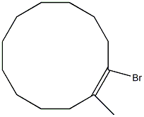 (E)-1-Bromo-2-methyl-1-cyclododecene 结构式