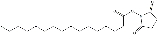 Hexadecanoic acid succinimidyl ester 结构式