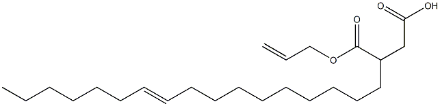 3-(10-Heptadecenyl)succinic acid 1-hydrogen 4-allyl ester 结构式