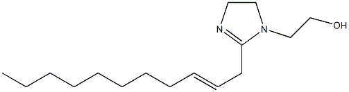 2-(2-Undecenyl)-2-imidazoline-1-ethanol 结构式