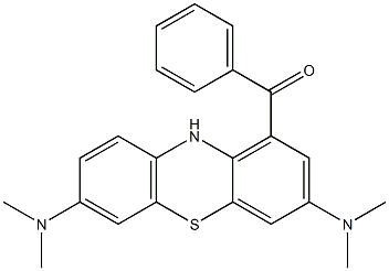 3,7-Bis(dimethylamino)-1-benzoyl-10H-phenothiazine 结构式