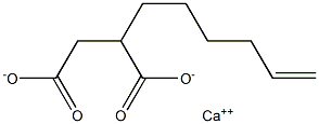 2-(5-Hexenyl)succinic acid calcium salt 结构式